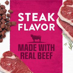 Purina Moist & Meaty textura cercana con trozos tiernos y atractivo sabroso