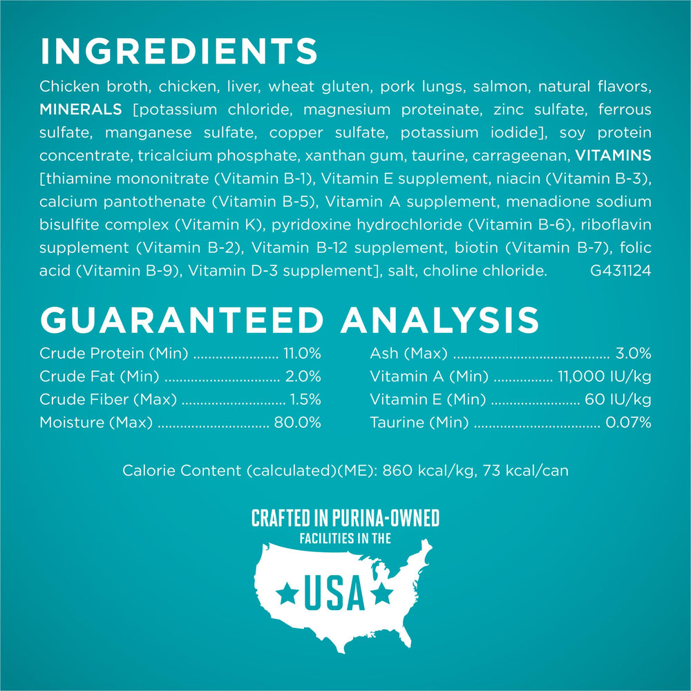 Purina ONE ingredientes clave mostrados para transparencia y calidad