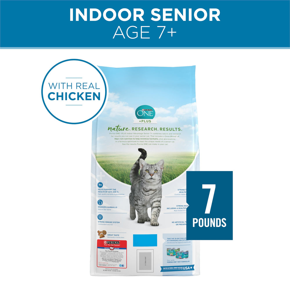 Purina ONE empaquetado 7 lb, ideal para reposición semanal o mensual
