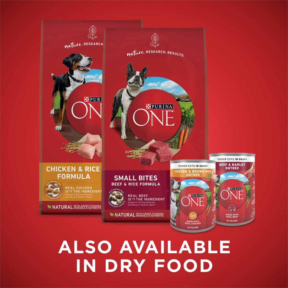 Purina ONE empaque lateral con información nutricional legible y confianza