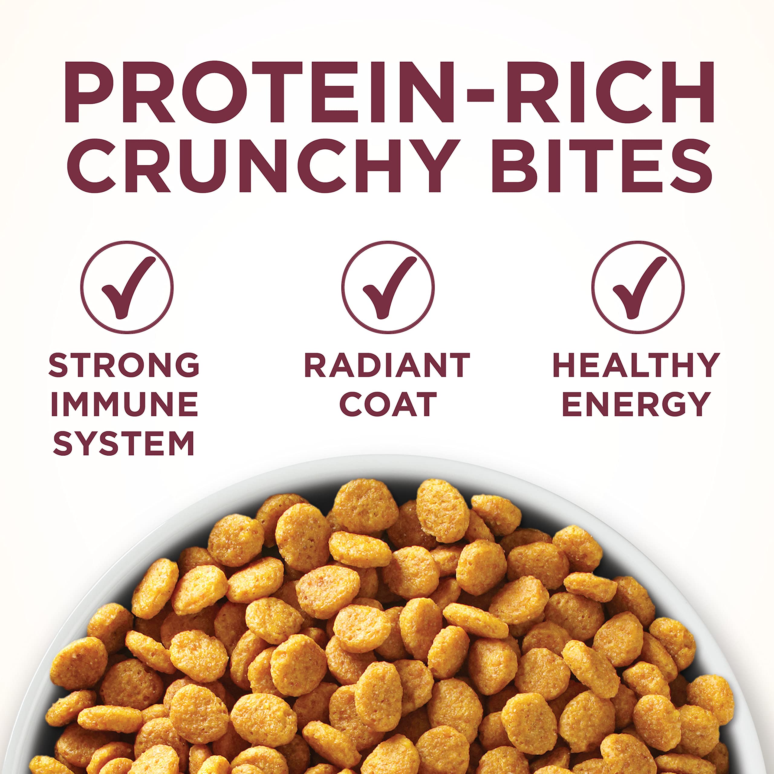Purina ONE etiqueta nutricional mostrando información y balance