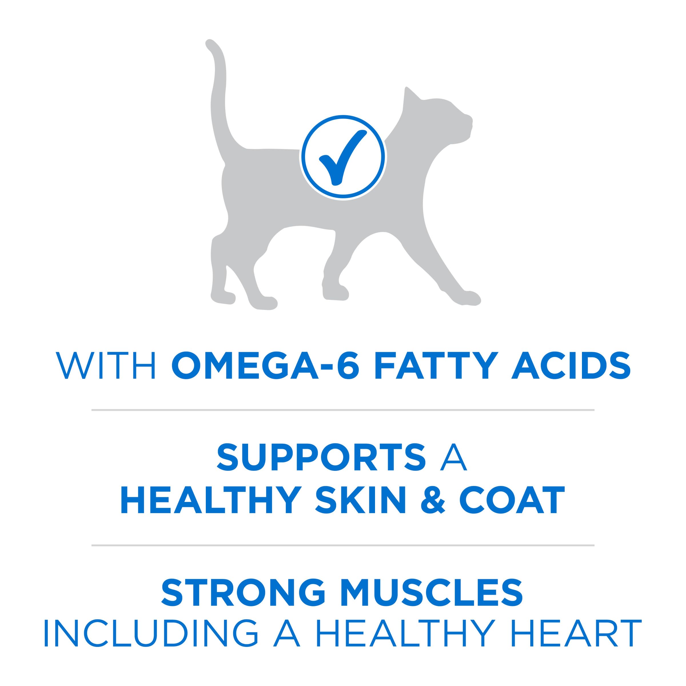 Purina ONE ingredientes: salmón y pescado blanco como fuentes de proteína
