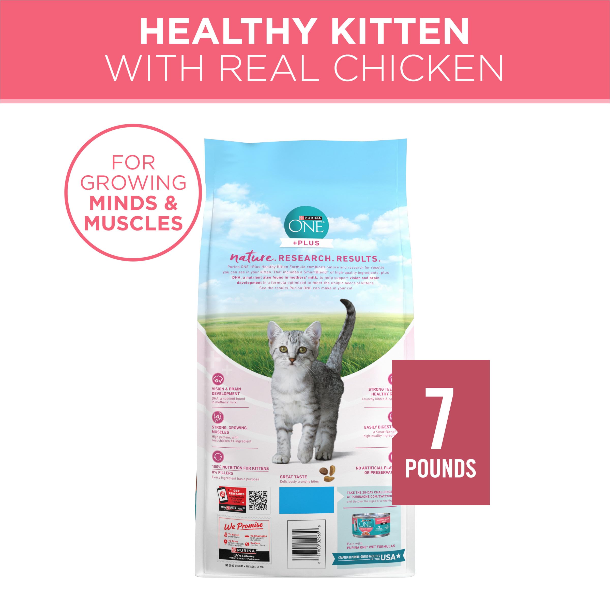 Purina ONE interior de instalaciones de fabricación, controles de calidad
