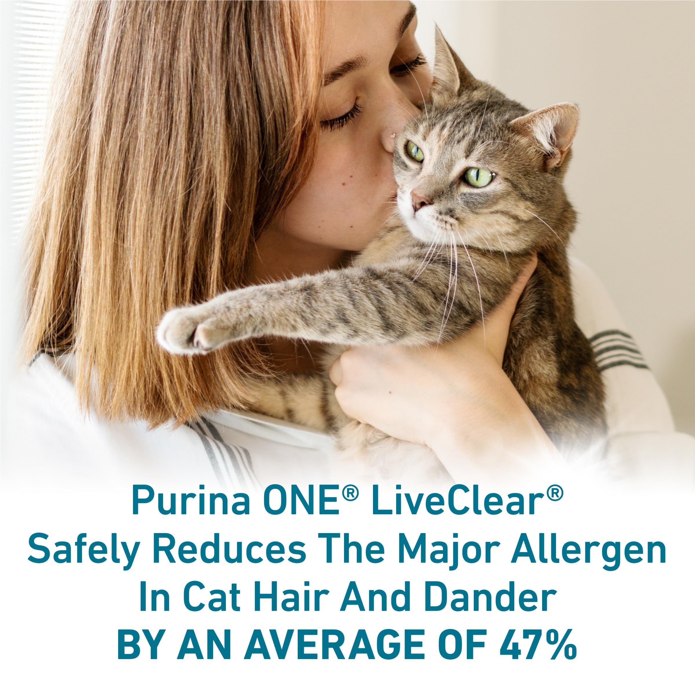 Purina ONE LiveClear textura de croquetas para apetito y digestión