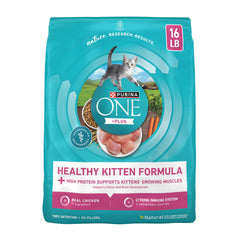 Purina ONE bolsa frontal 16 lb que muestra el empaque y beneficios visibles