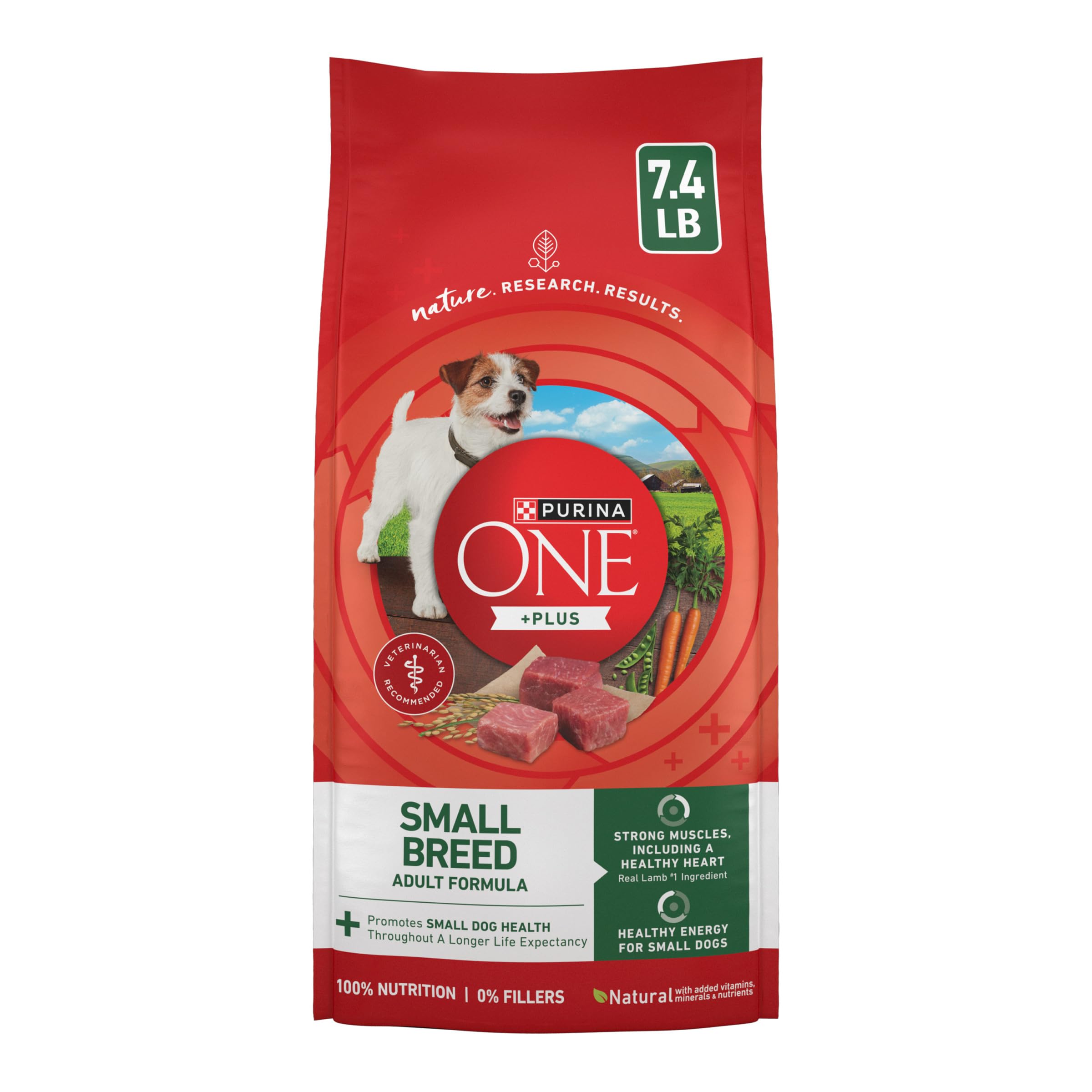 Purina ONE saco frente mostrando diseño y beneficios del producto
