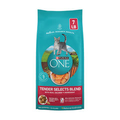 Purina ONE saco frontal con diseño claro y beneficios visibles