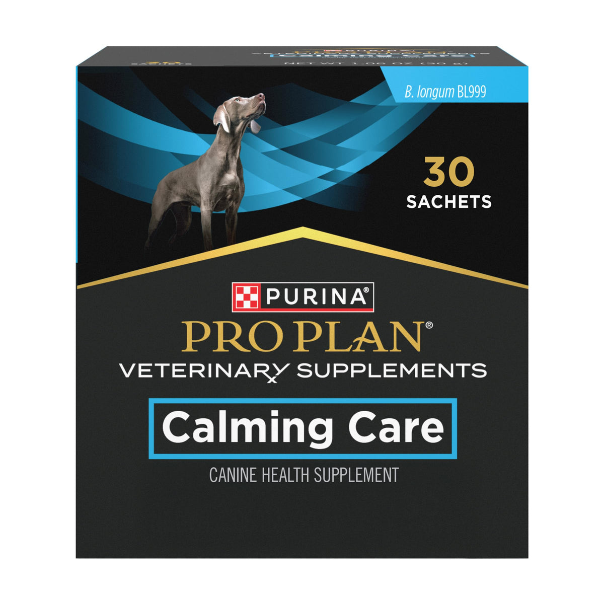 Purina Pro Plan frontal del empaque mostrando caja de 30 sobres y beneficios