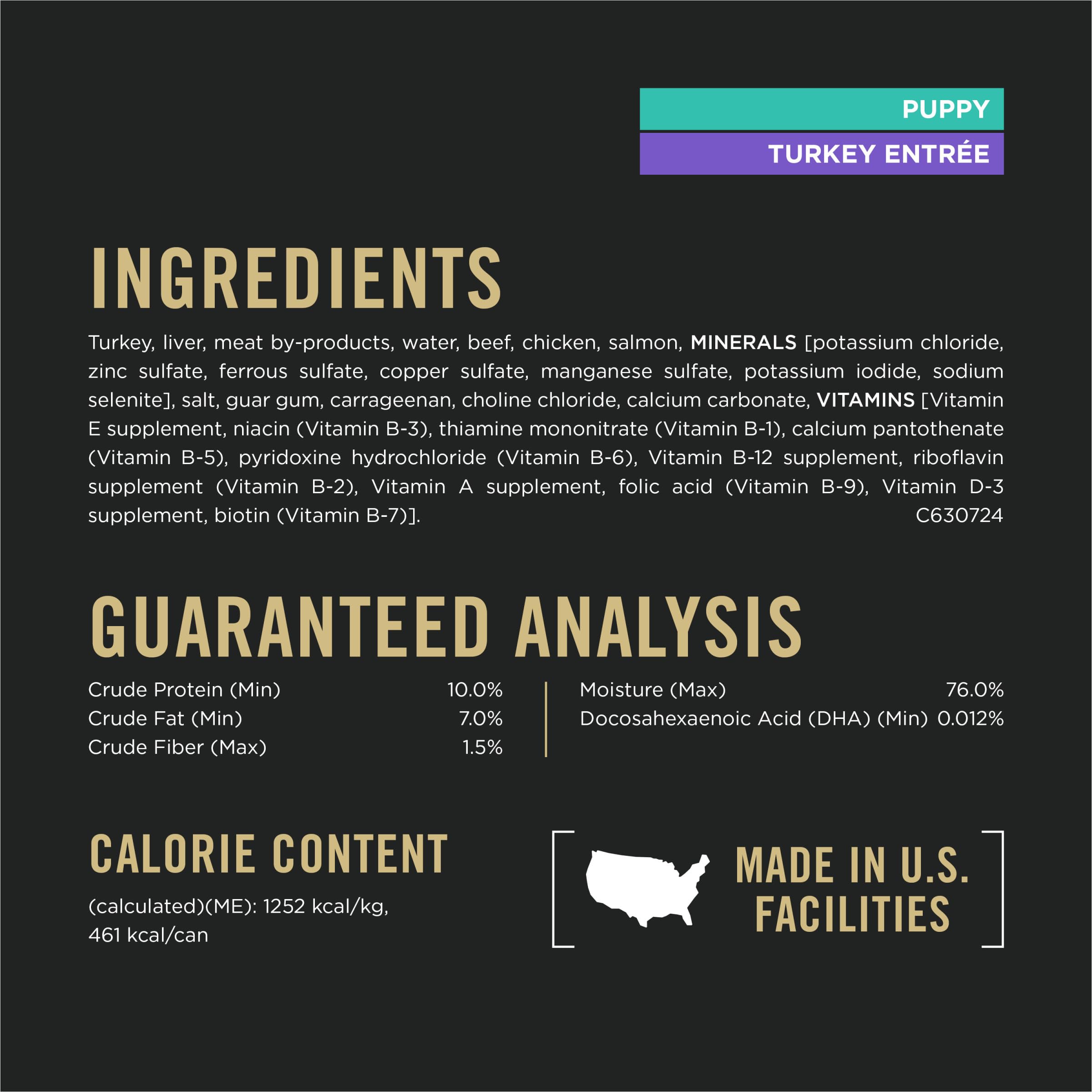 Purina Pro Plan comparación de tamaño con objeto cotidiano, beneficio: referencia de escala de 13 oz