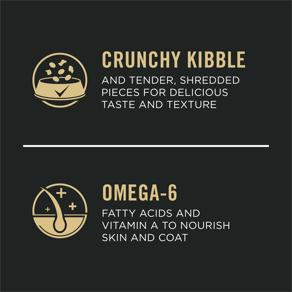Purina Pro Plan etiqueta de ingredientes con pollo real y probióticos
