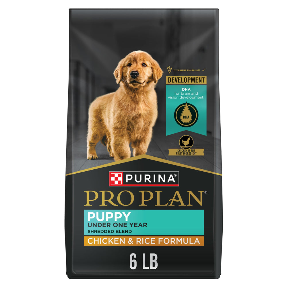 Purina Pro Plan empaque frontal 6 lb mostrando variedad y confianza