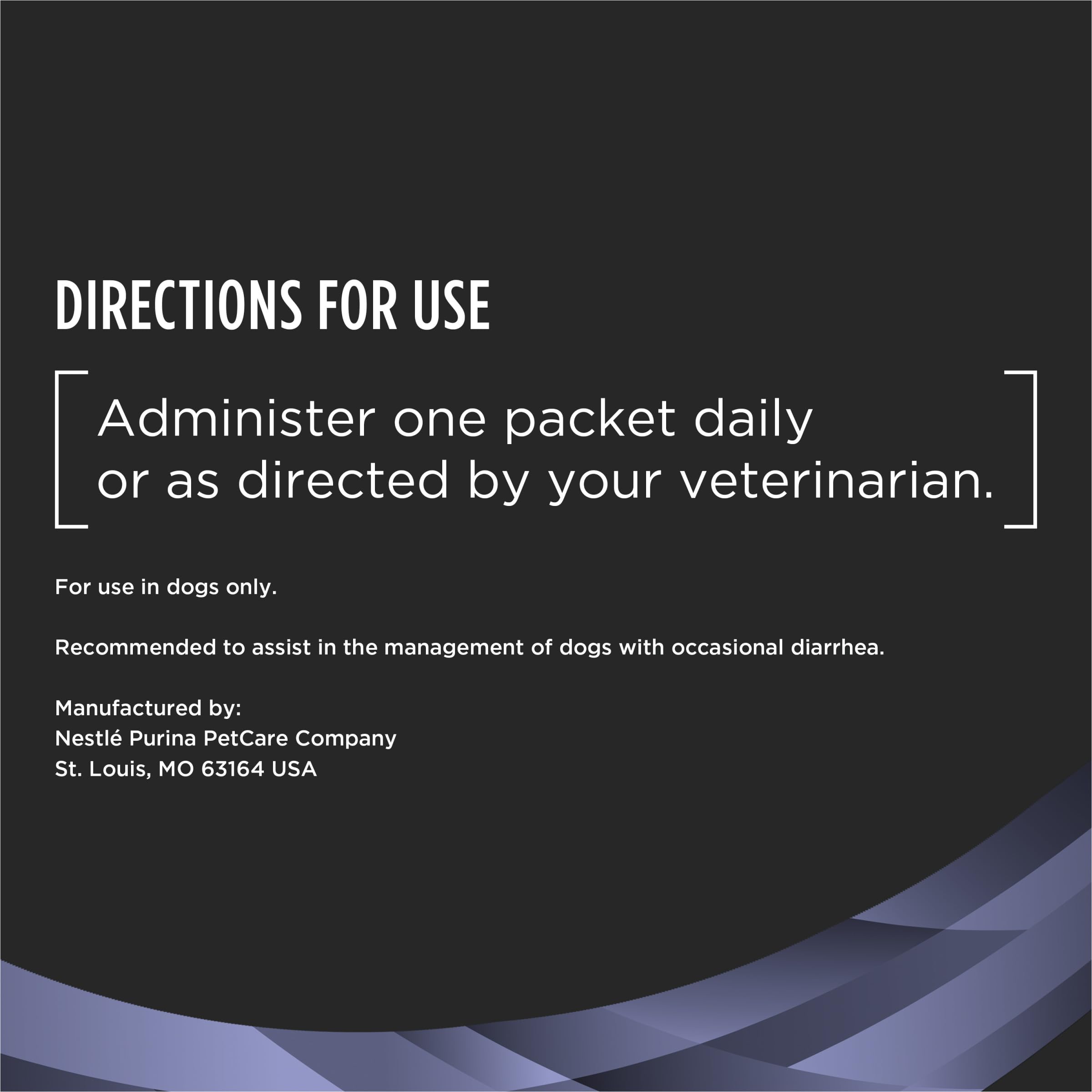Purina Pro Plan Veterinary Diets perro comiendo alimento con el probiótico aceptado