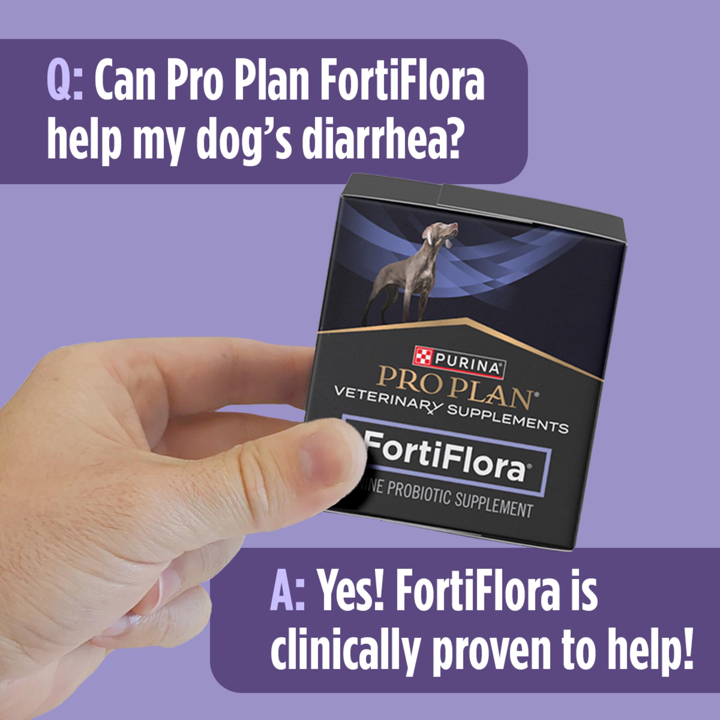 Purina Pro Plan Veterinary Diets aplicación en clínica veterinaria mostrando recomendación
