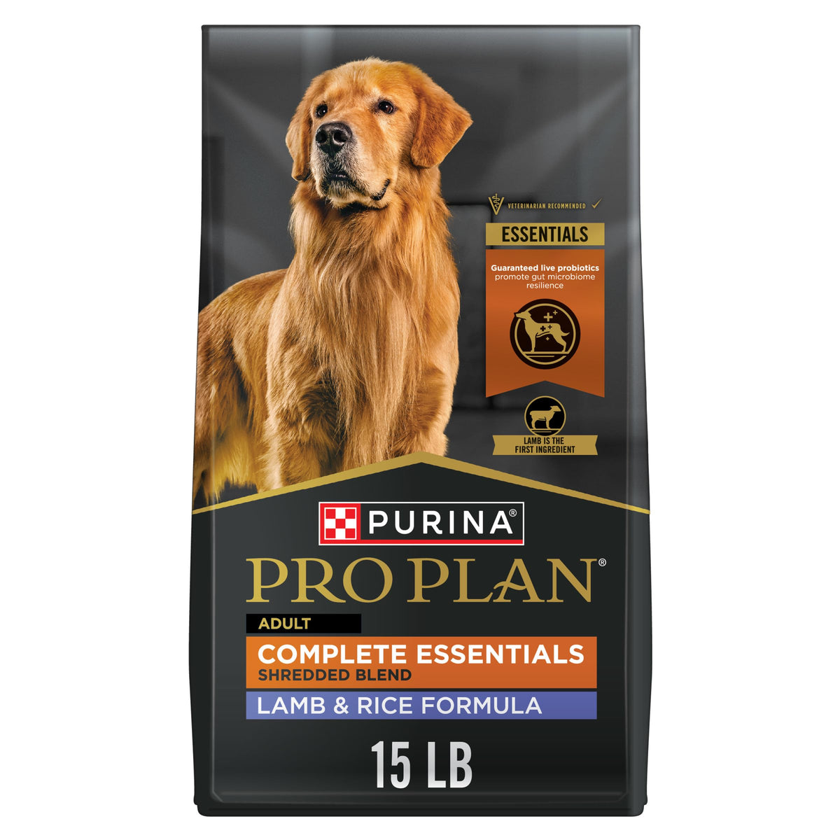 Purina Pro Plan empaque frontal mostrando la presentación y beneficios