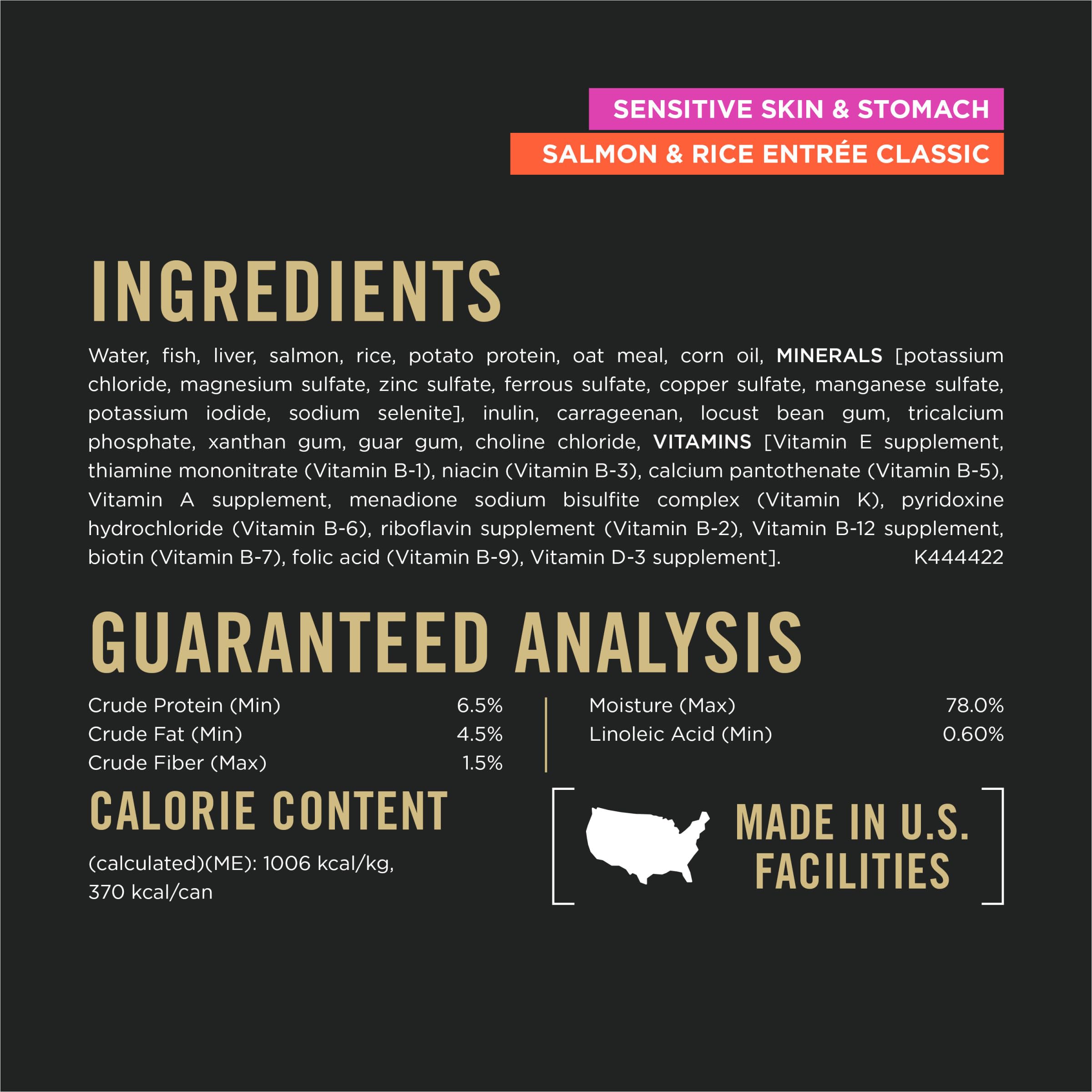 Purina Pro Plan ingredientes clave salmón cordero y avena visibles