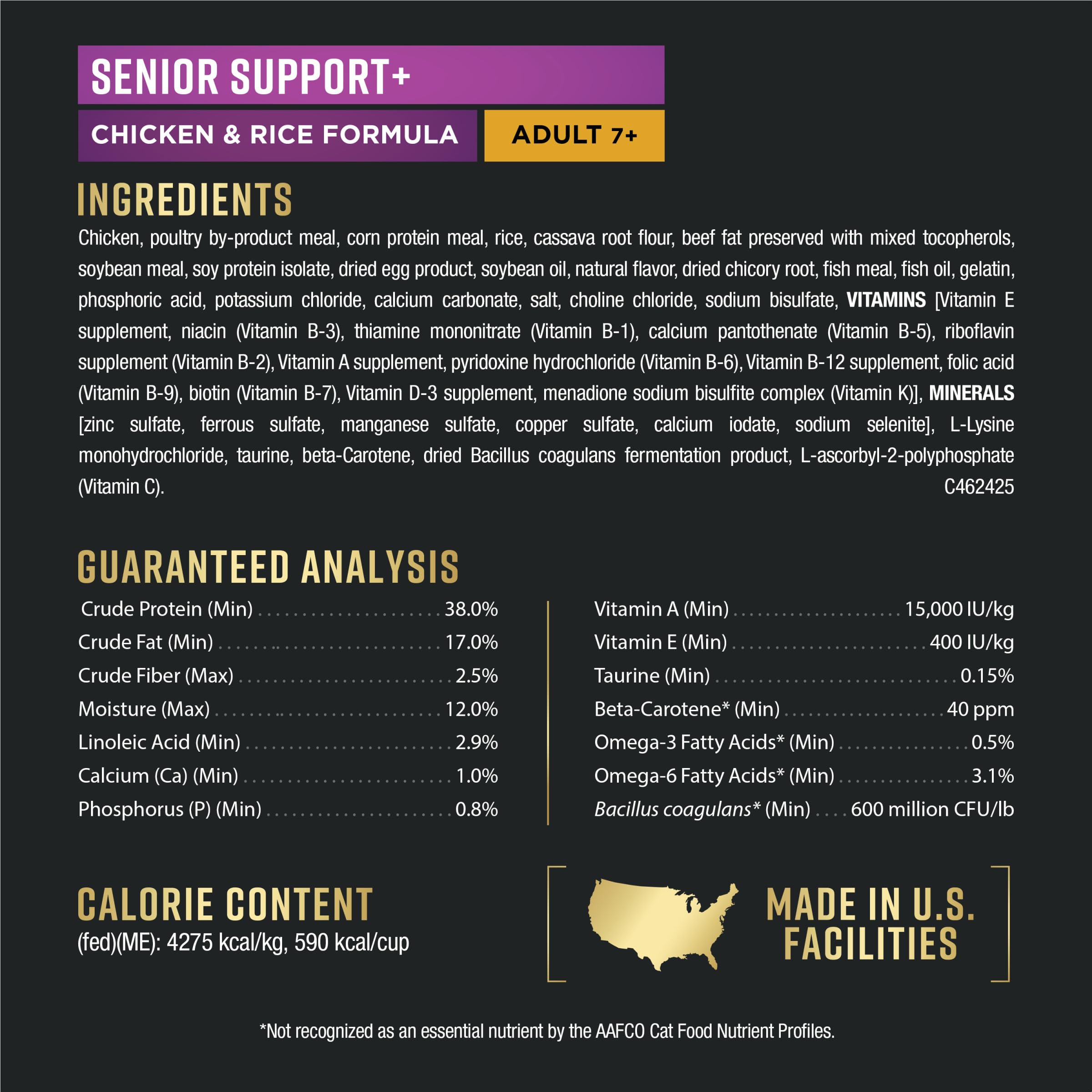 Purina Pro Plan ingredientes: pollo real y granos seleccionados