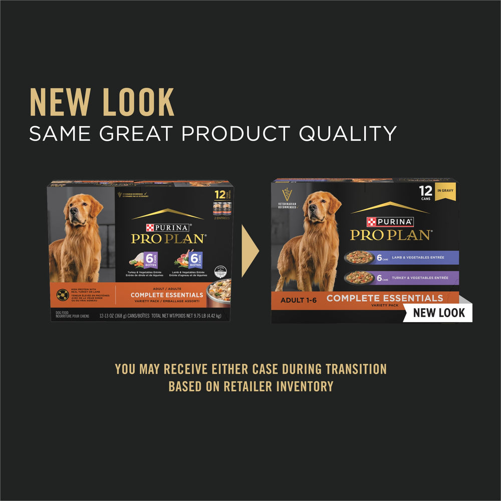 Purina Pro Plan lata cordero en primer plano con ingredientes visibles y sabor