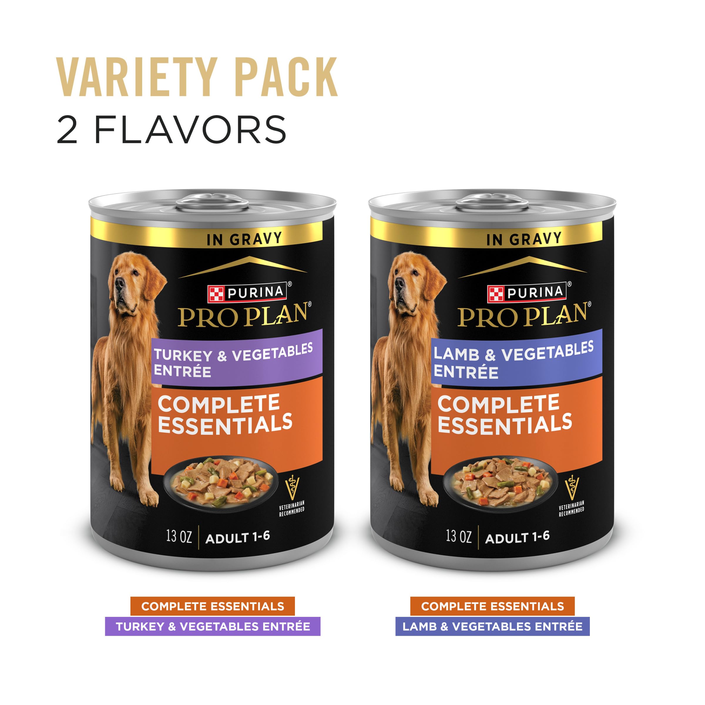 Purina Pro Plan lata pavo en primer plano, carne real y salsa apetitosa