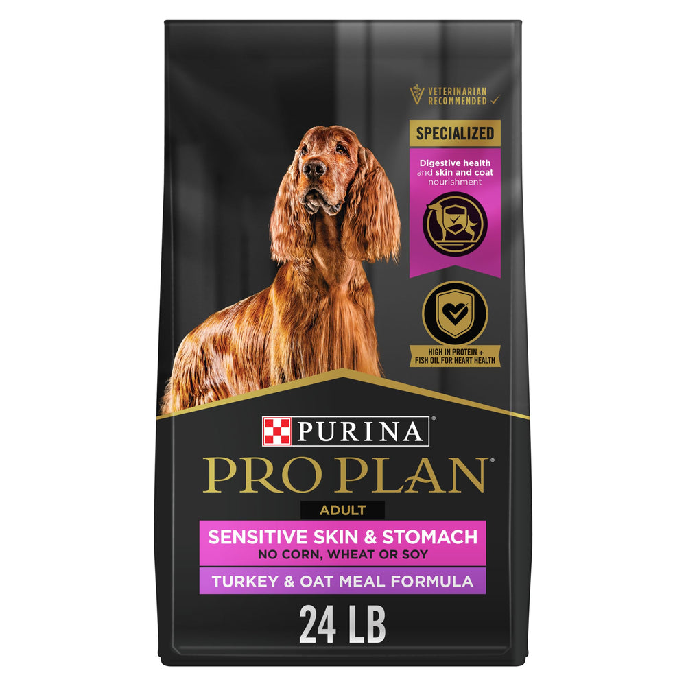 Purina Pro Plan frente del empaque mostrando la bolsa y beneficios nutricionales