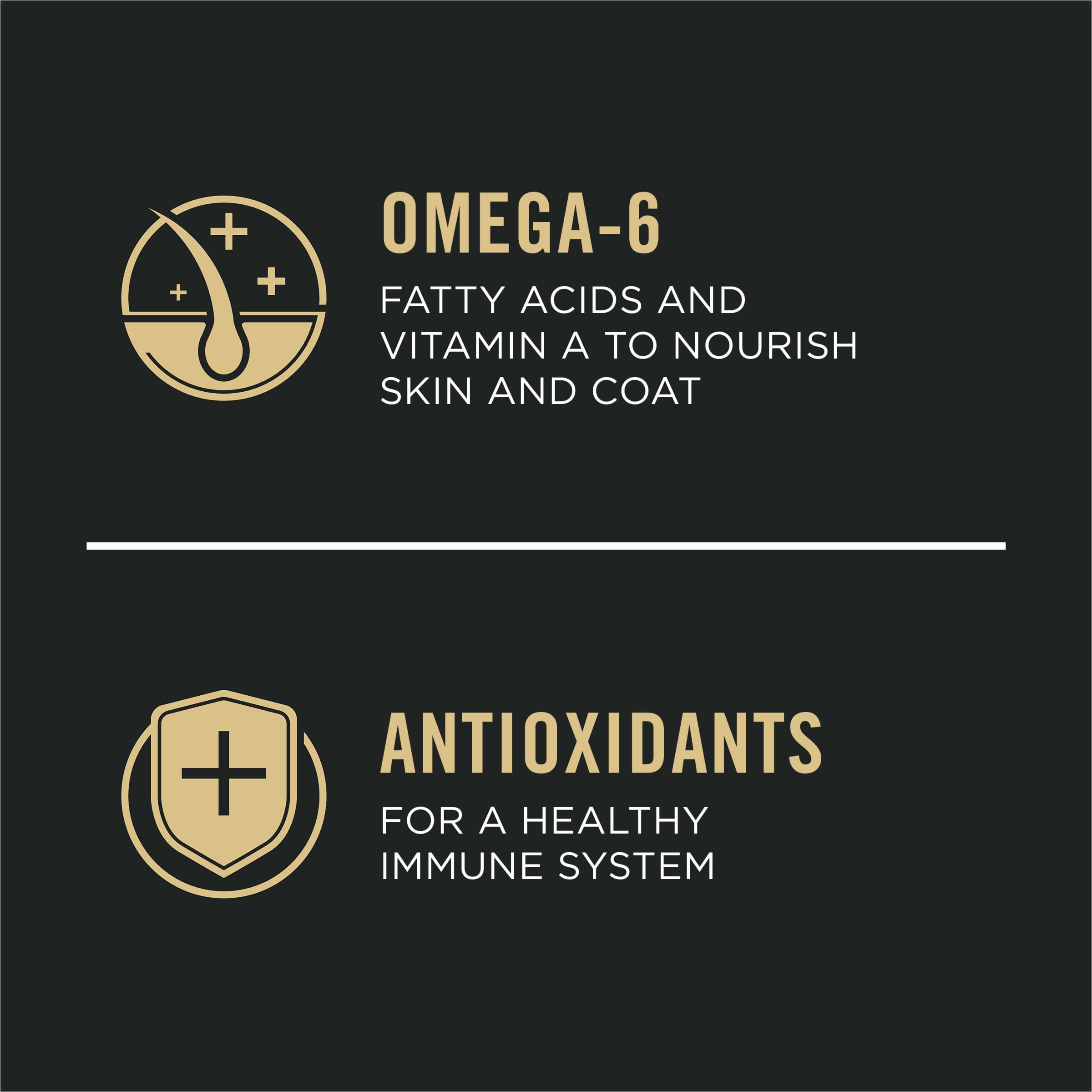 Purina Pro Plan nutrition label close-up highlighting guaranteed probiotics