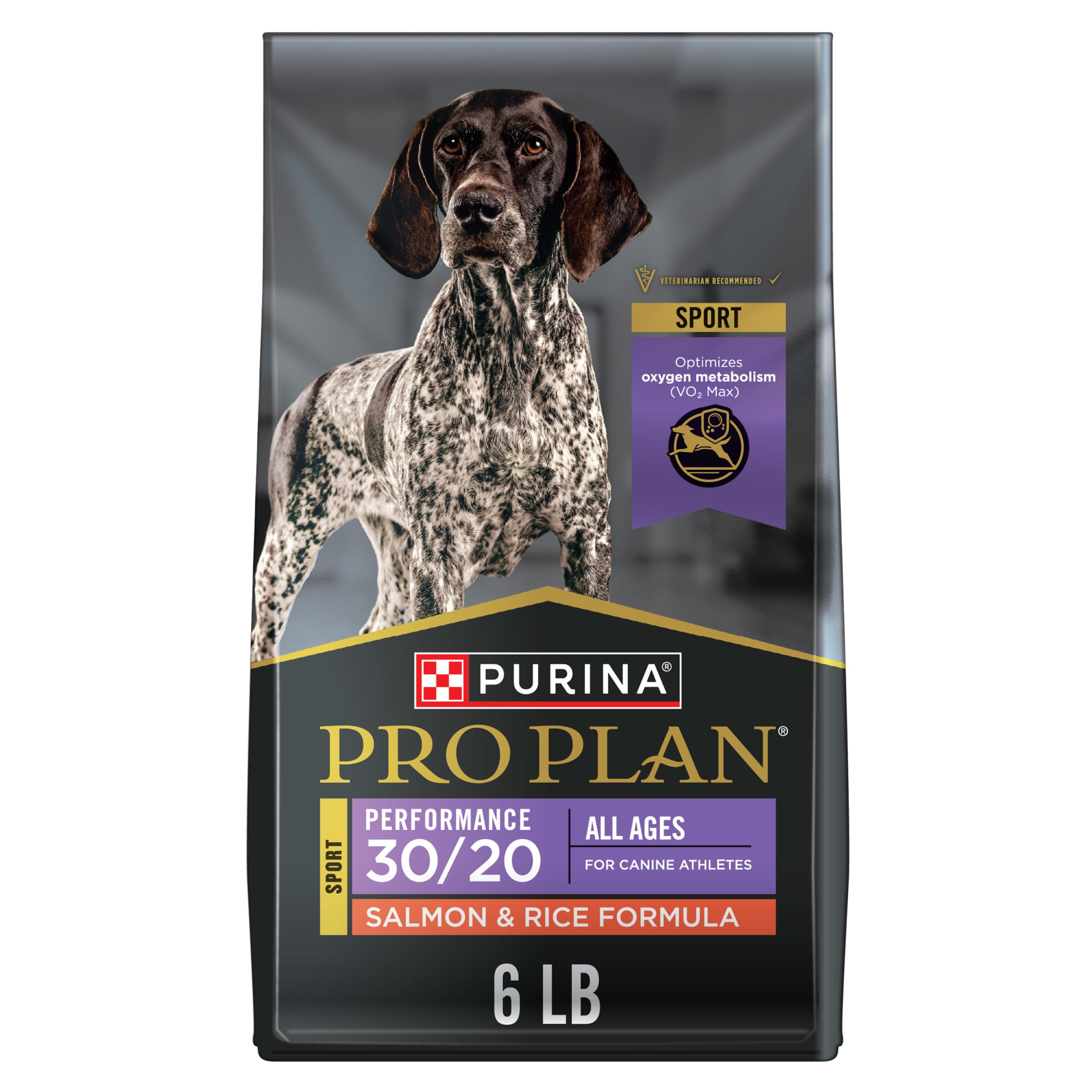 Purina Pro Plan frente de bolsa mostrando la marca y beneficio rendimiento