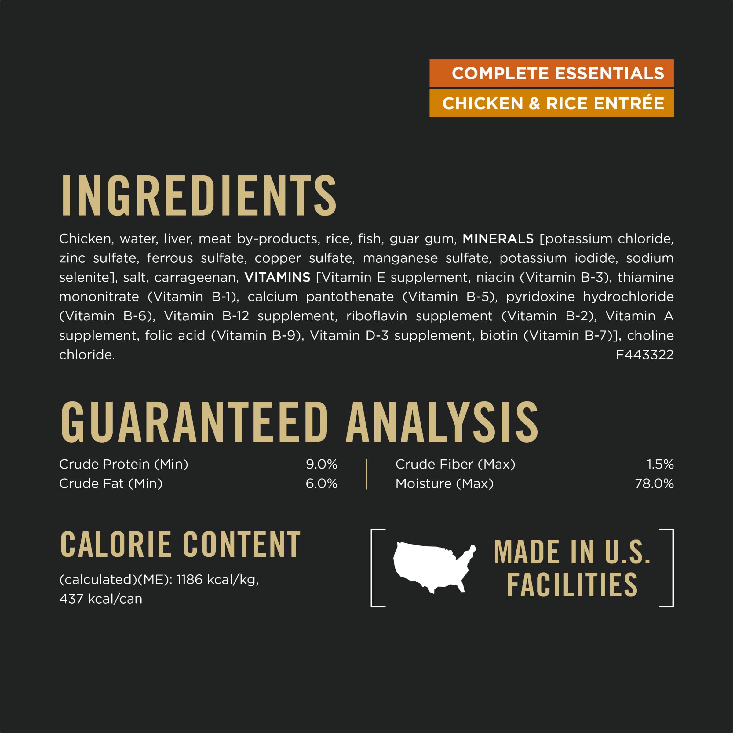 Purina Pro Plan comparación de tamaño mostrando lata de 13 oz práctica