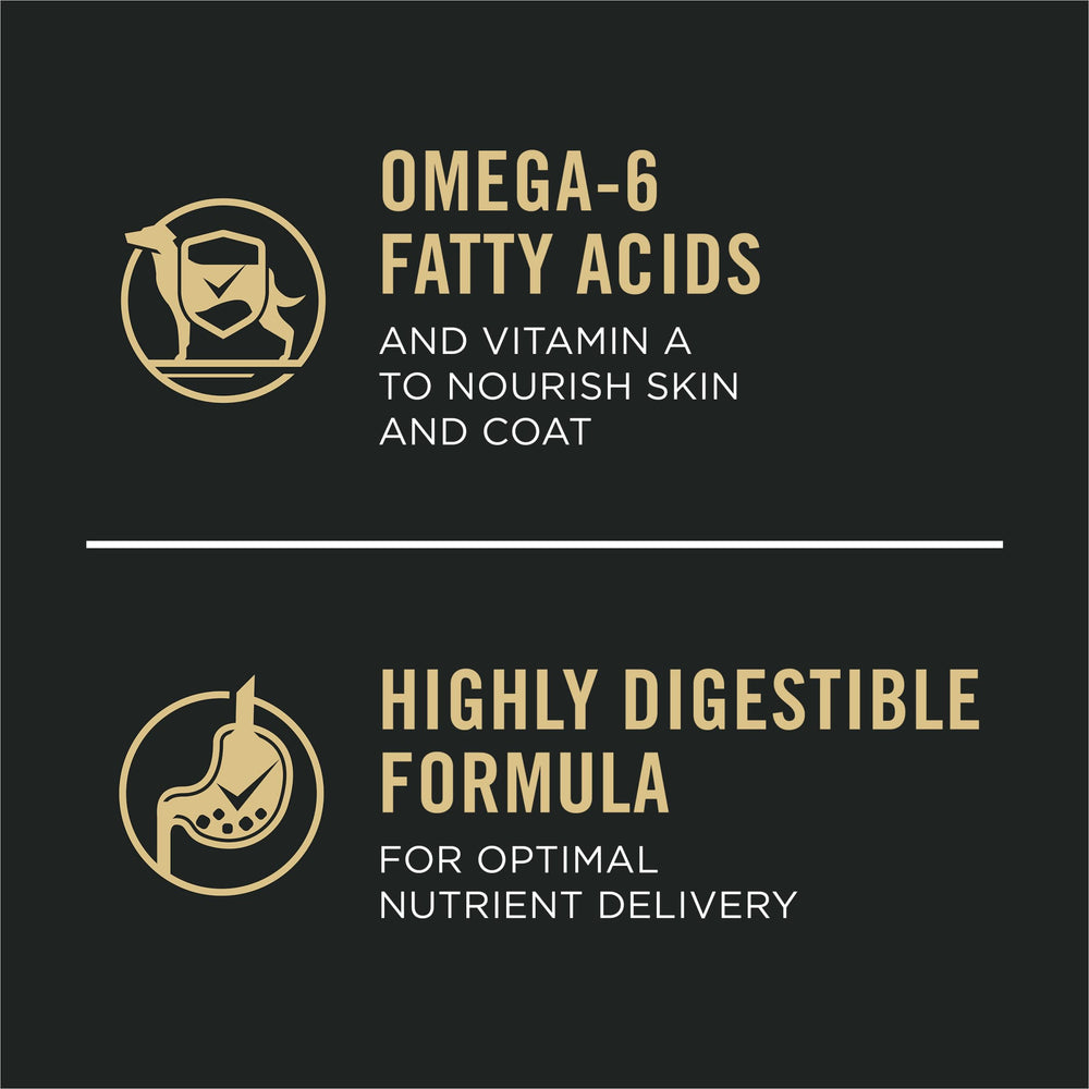 Purina Pro Plan textura del alimento, mostrando ingredientes visibles y digestibilidad