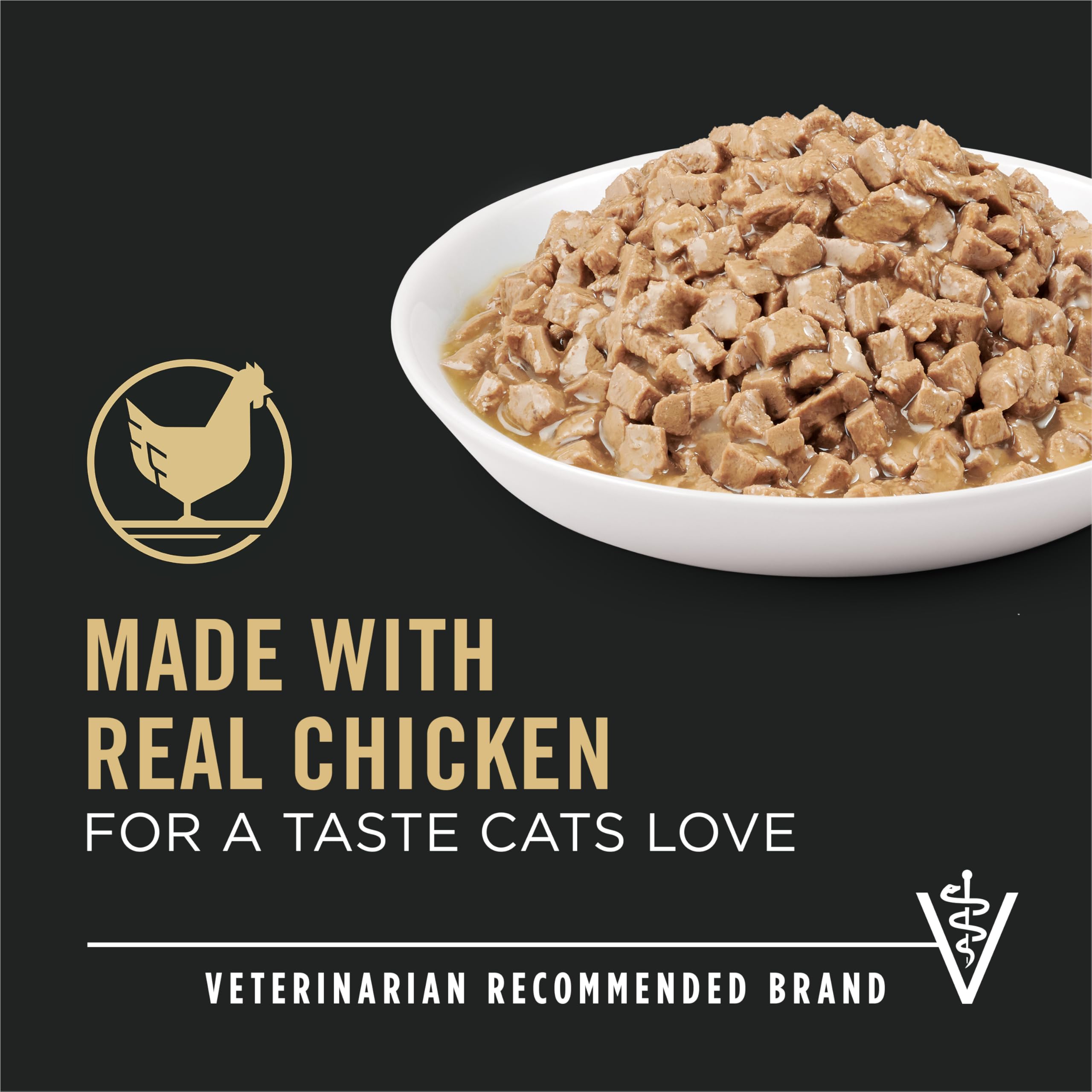 Purina Pro Plan salsa espesa en primer plano mostrando textura apetitosa