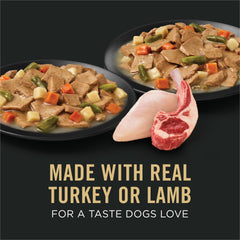 Purina Pro Plan textura de salsa y trozos de carne, facilita la ingesta