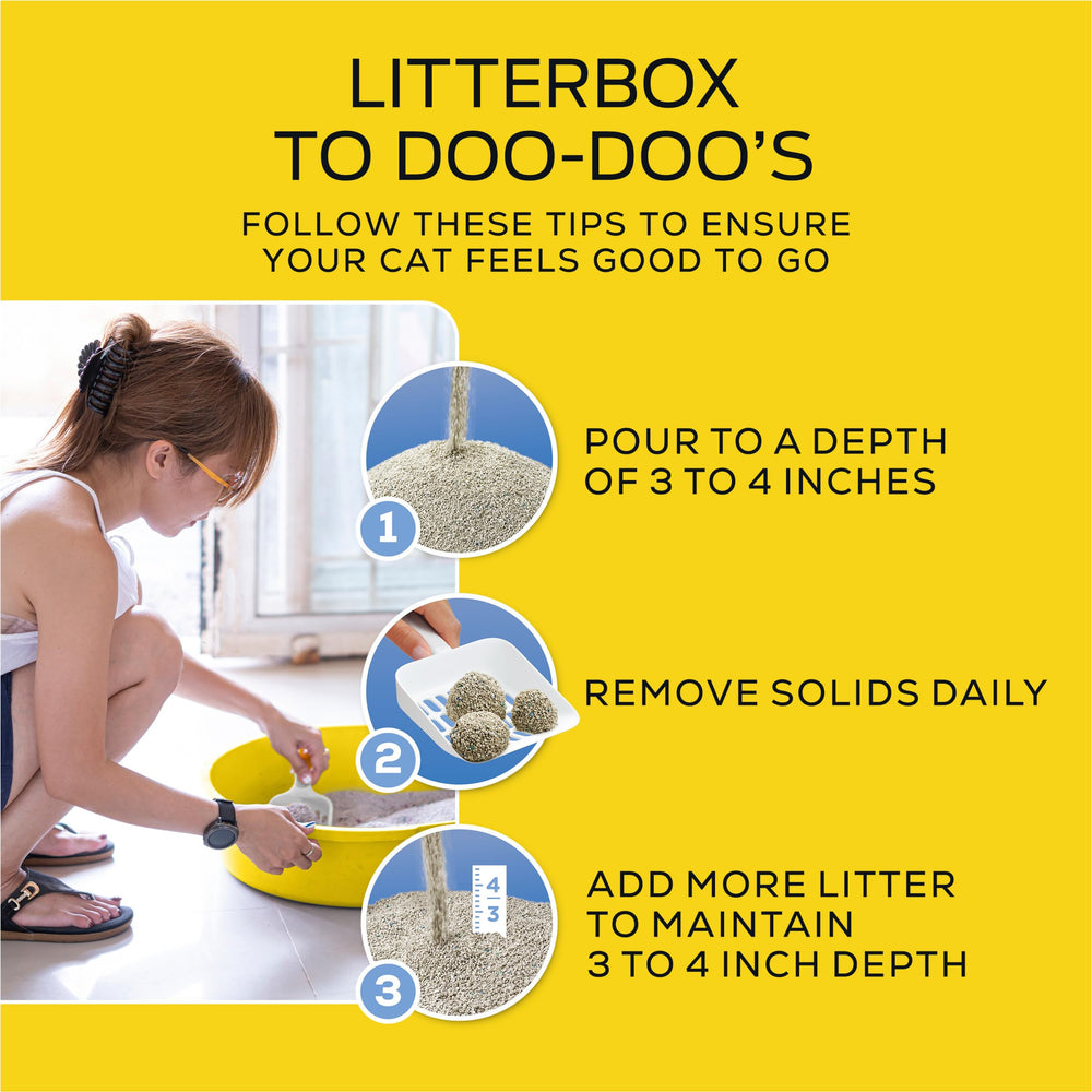 Purina Tidy Cats etiqueta con detalles de control de olor 21 días