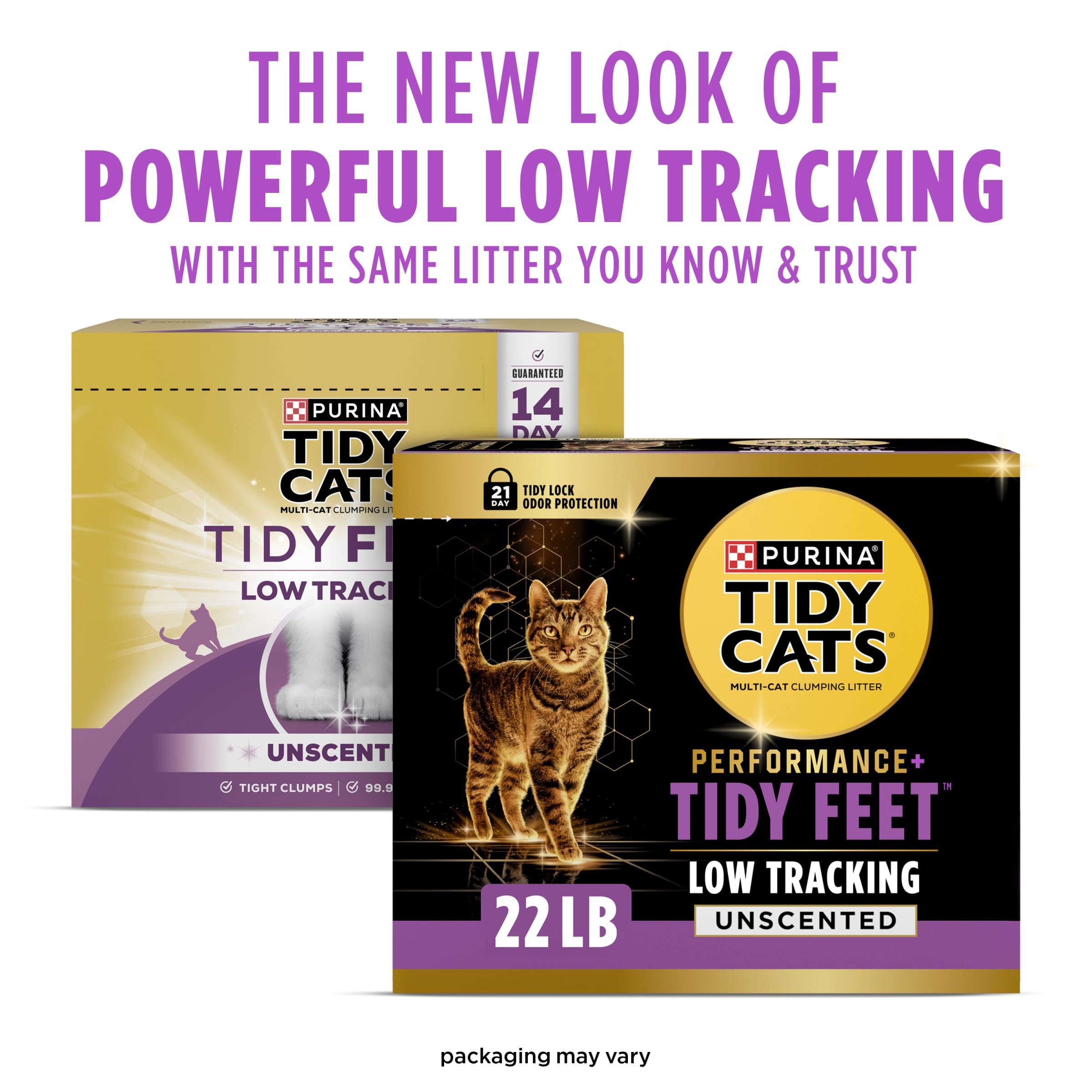 Purina Tidy Cats primer plano de gránulos mostrando textura y baja adherencia
