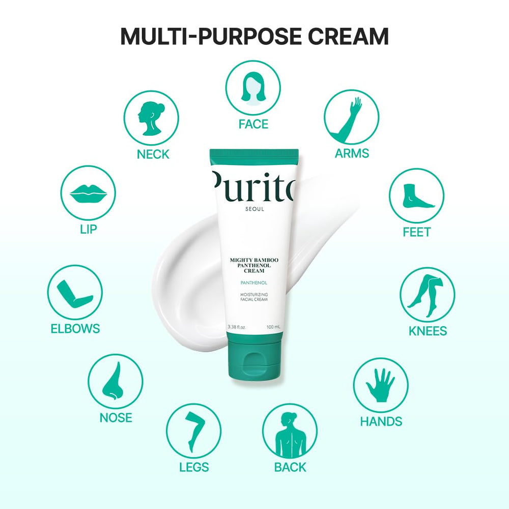 PURITO comparación de tamaño 100 ml para visualizar volumen real