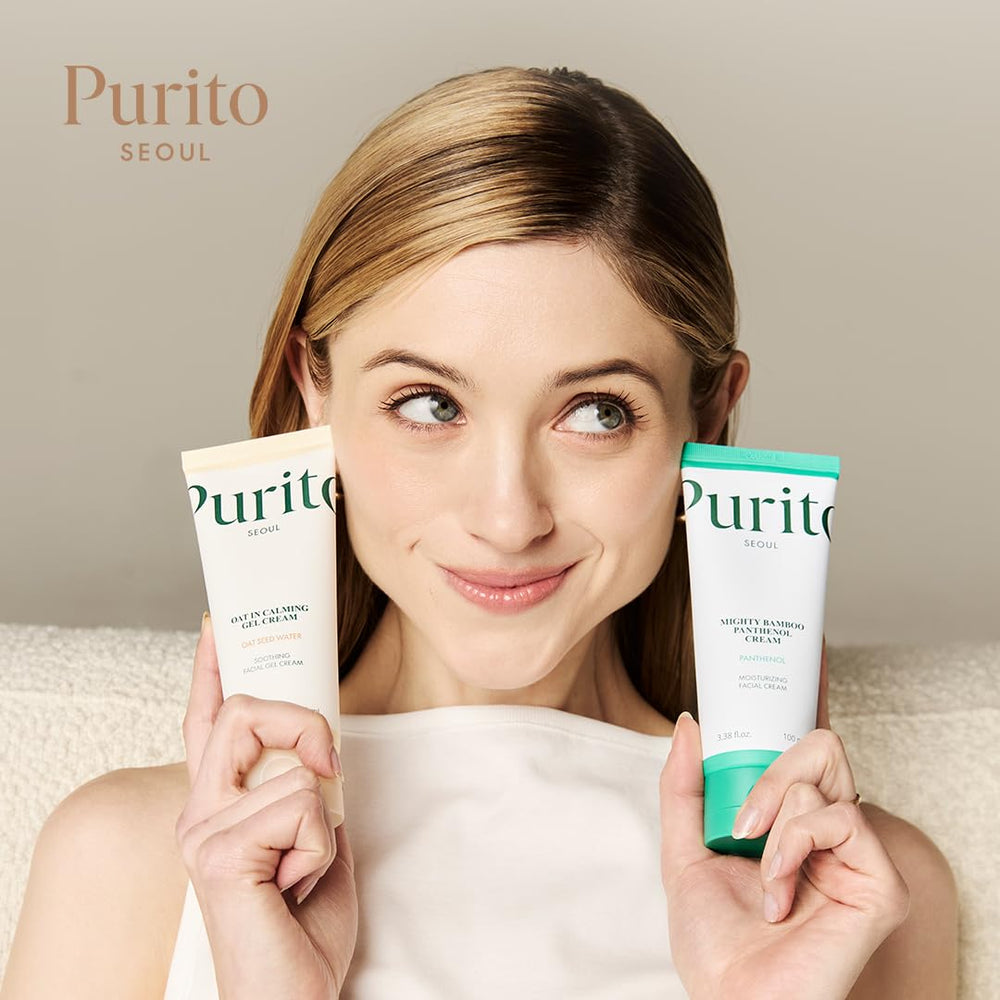 PURITO gel crema sellada con aceite por la noche para hidratación extra