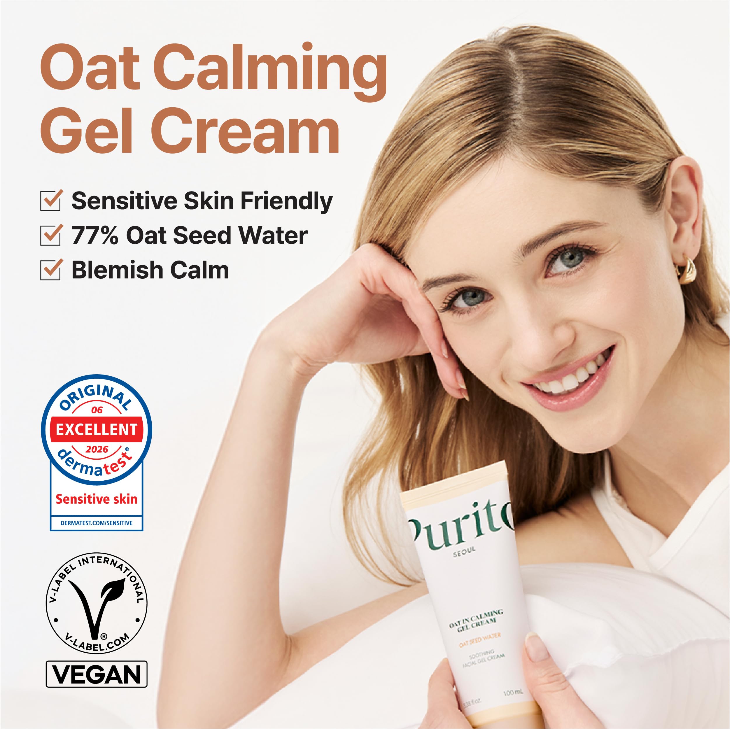 PURITO textura gel crema en primer plano, aspecto ligero y acuoso
