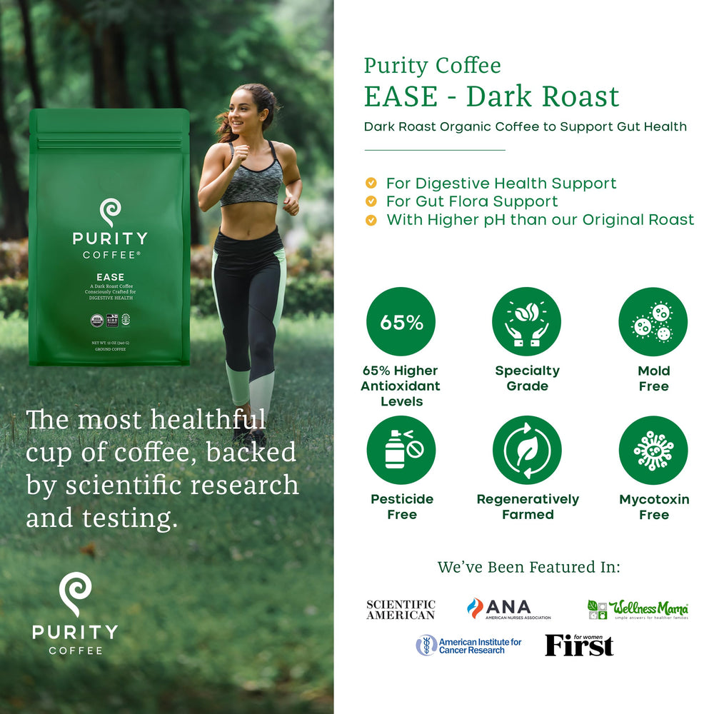 PURITY COFFEE EASE detalle del cierre y válvula que preservan frescura