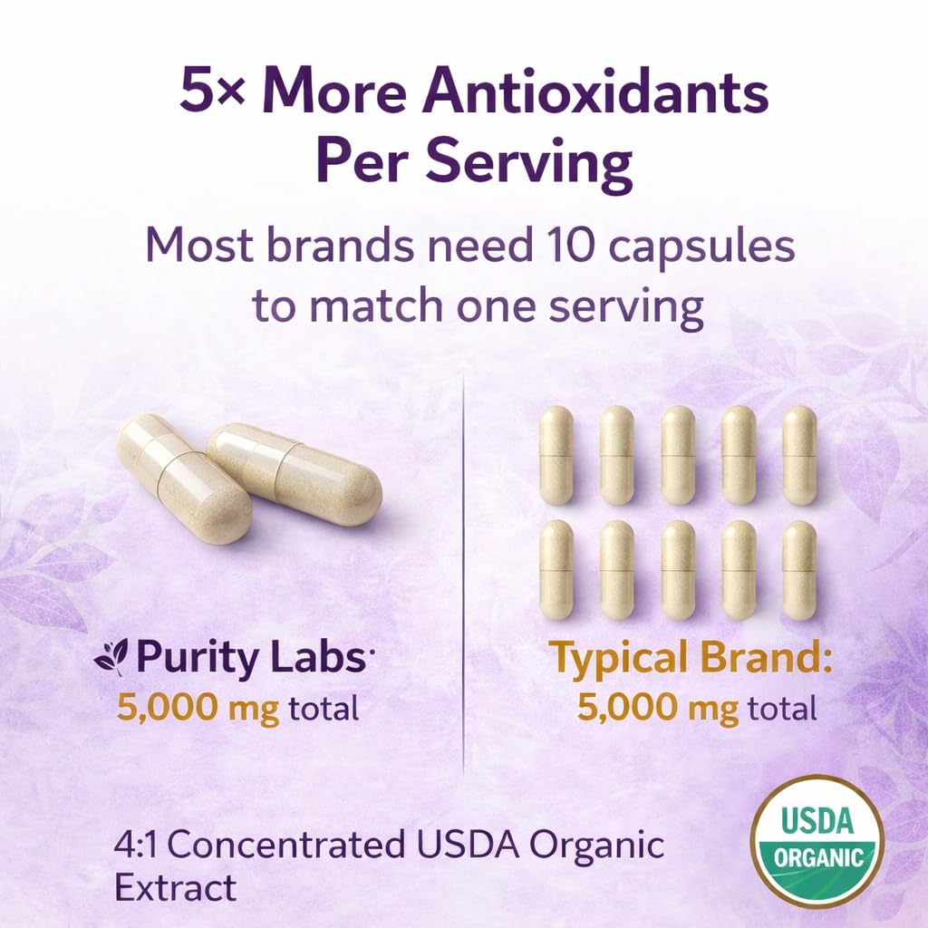 Purity Labs cápsula en mano para evidenciar tamaño y comodidad