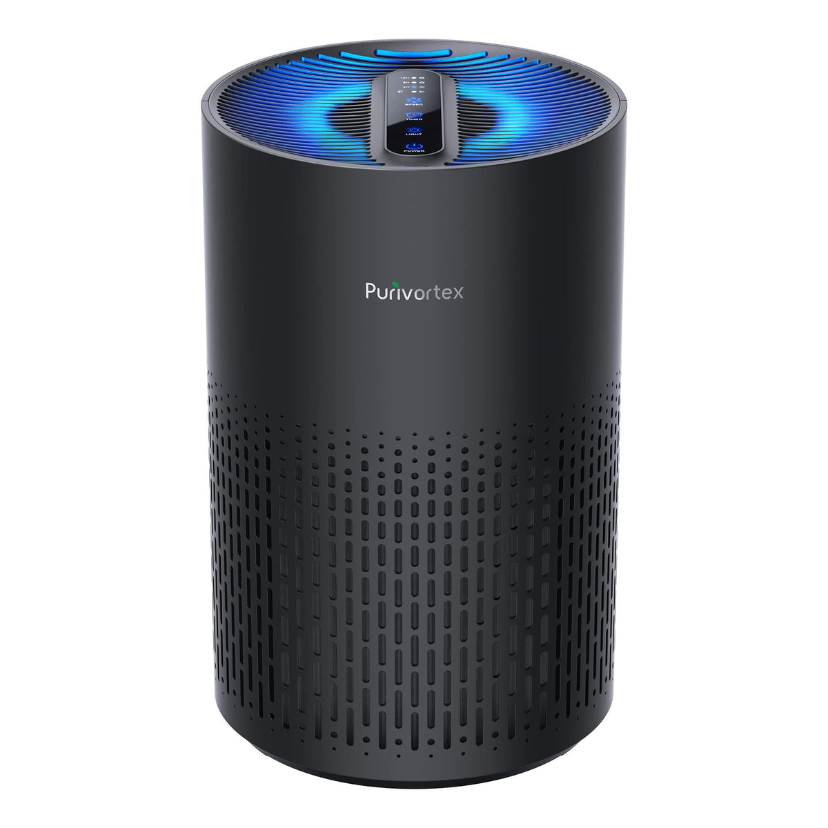 Purivortex PX500 vista frontal mostrando diseño compacto y flujo de aire
