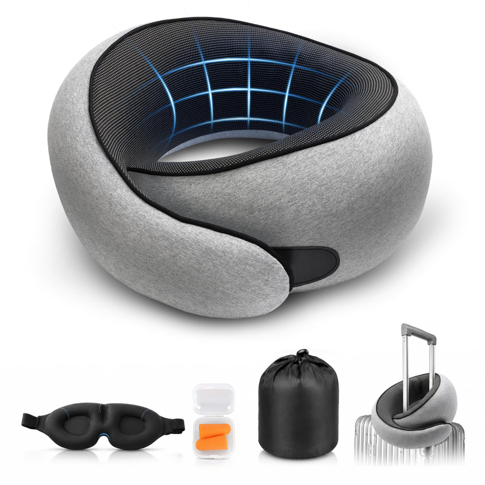 Purroch almohada G-Shape vista frontal mostrando soporte completo