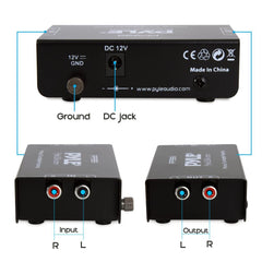 Pyle PP999 primer plano de conectores RCA con beneficio de transmisión de señal limpia