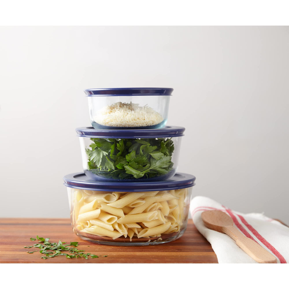 Pyrex primer plano del vidrio templado resistente y fácil de limpiar