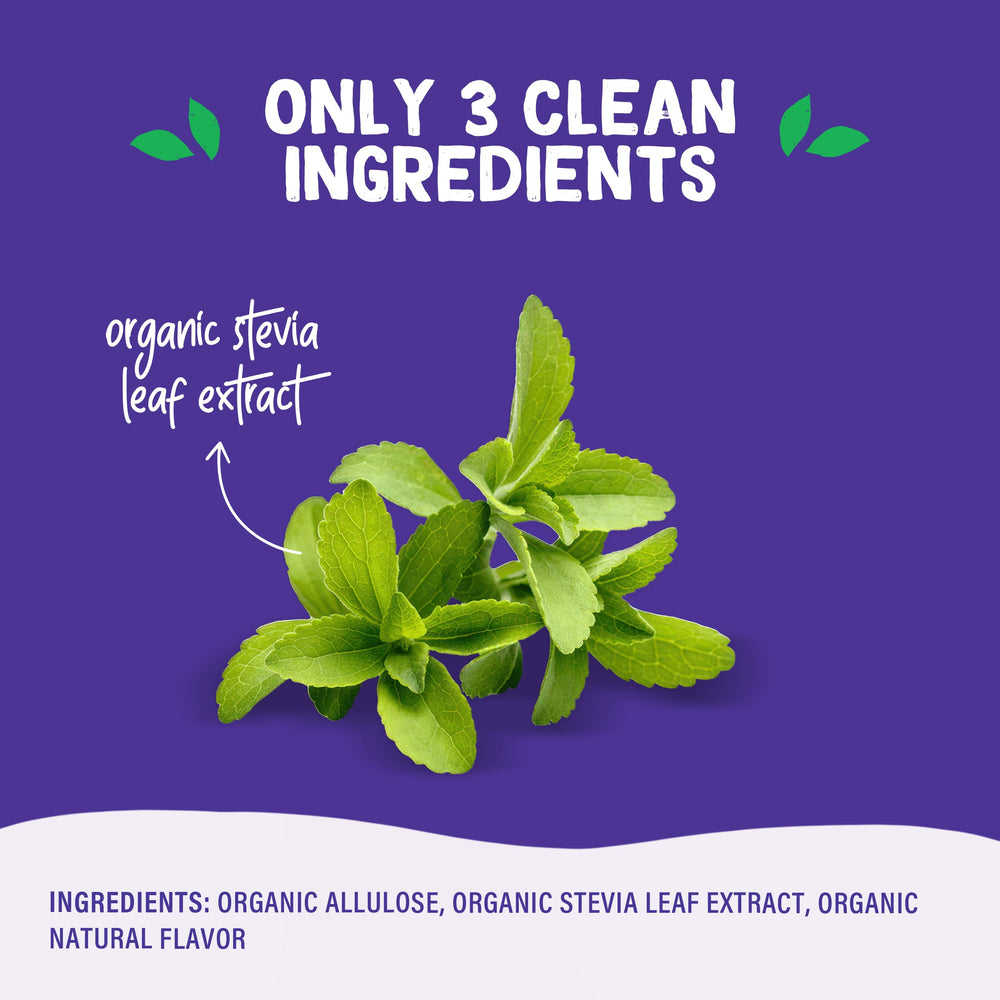Pyure etiqueta con ingredientes orgánicos y beneficios claros