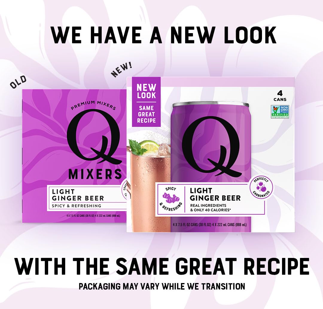 Q MIXERS espuma y textura carbonatada para sensación refrescante