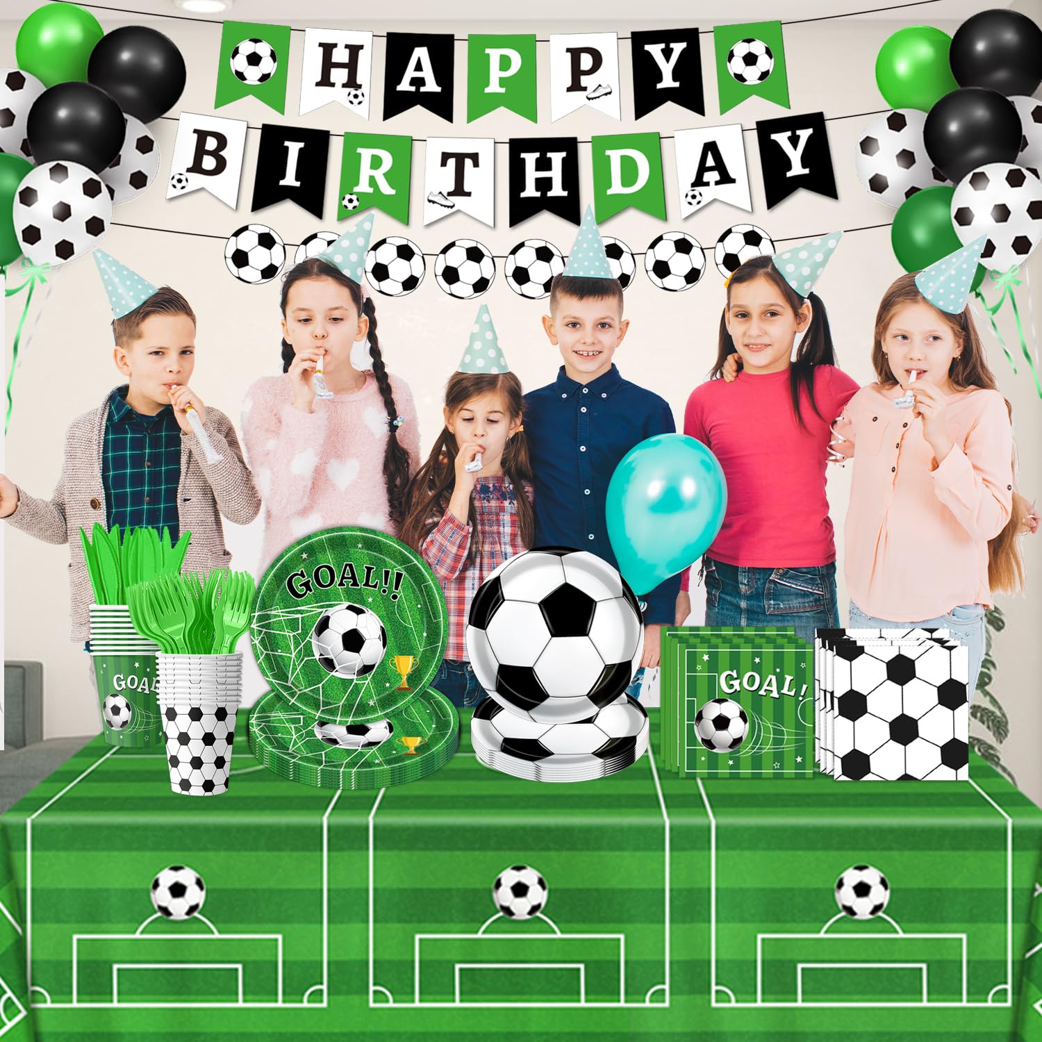 QIYANPAX banner decorativo colgado, destaca el tema y crea punto focal