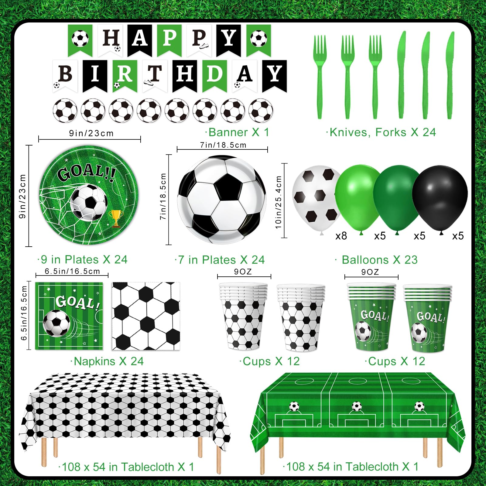 QIYANPAX primer plano del plato con diseño GOAL y textura resistente