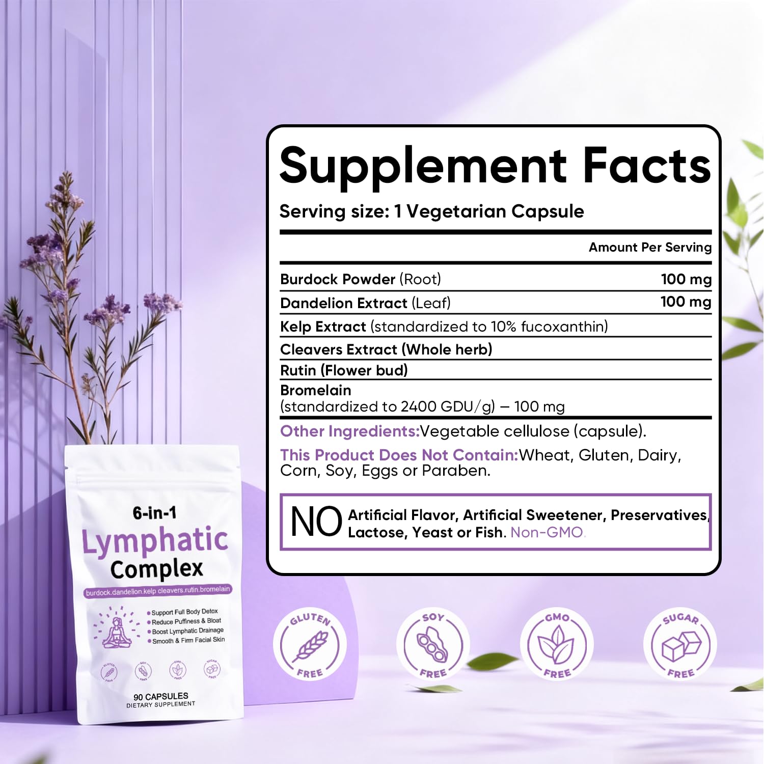 QNJIX TAWODIUM mezcla de polvo e ingredientes para percepción de pureza