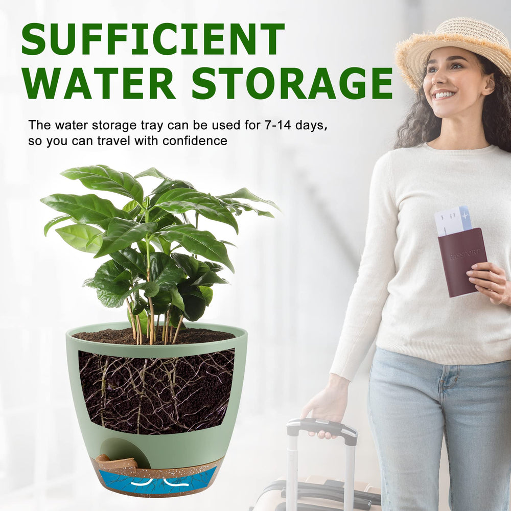 QRRICA pot with leafy plant on windowsill demonstrating indoor decor and protection