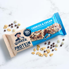Quaker barrita en envoltorio individual, ideal para llevar y consumir fácilmente
