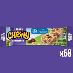 Quaker Chewy barra envuelta individualmente lista para llevar