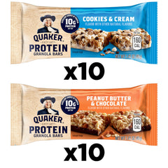 Quaker primer plano de textura crujiente y trozos, enfatiza sabor y masticabilidad