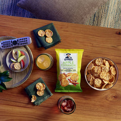 Quaker bolsa abierta con Rice Crisps listos para comer en porción individual